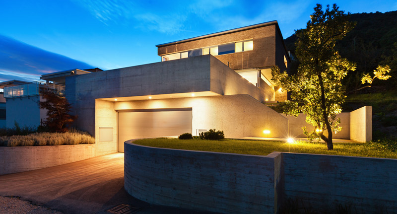 house with lights | lighting solutions