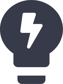 electic icon in a bulb